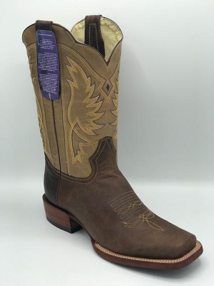Arango Alazan Square Toe Boot in Brown