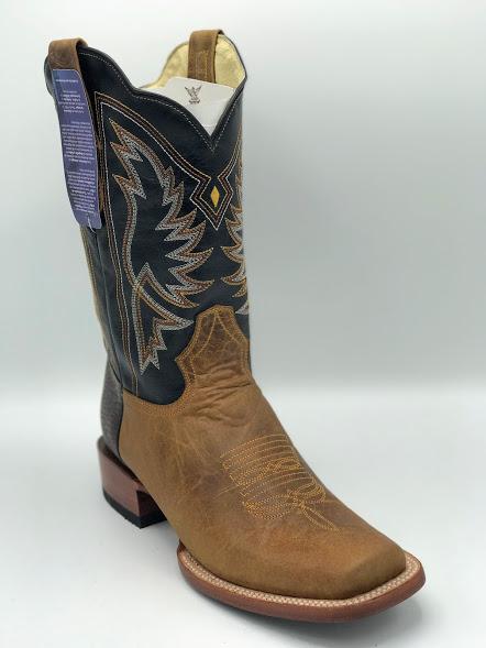 Arango Arizona Square Toe Boot in Tan