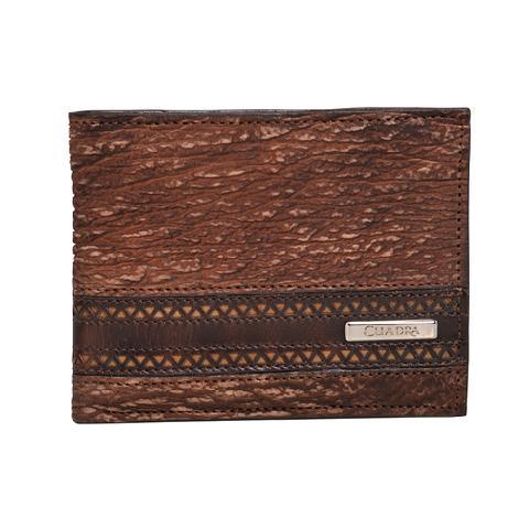 Cuadra Genuine Shark Wallet in Honey