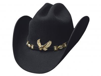 Montecarlo El Indiscreto 8X Felt Hat in Black