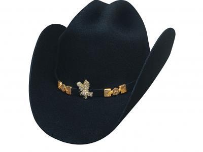 Montecarlo El Practico 6X Felt Hat in Black