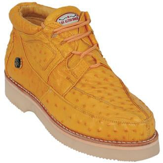 Los Altos Genuine Ostrich Casual Shoe in Buttercup za060302