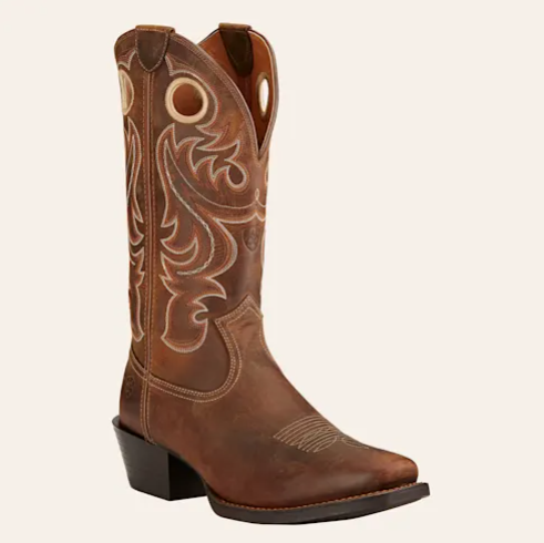Ariat Men’s Sport Square Toe Powder Brown Boots
