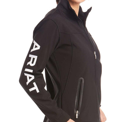 Ariat- Womens New Team Soft-shell Jacket in Black