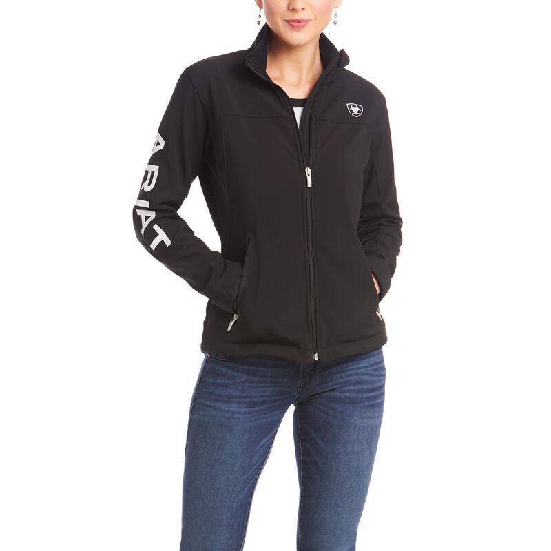 Ariat- Womens New Team Soft-shell Jacket in Black