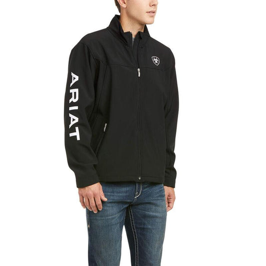 Ariat- Mens New Team Soft-shell Jacket in Black