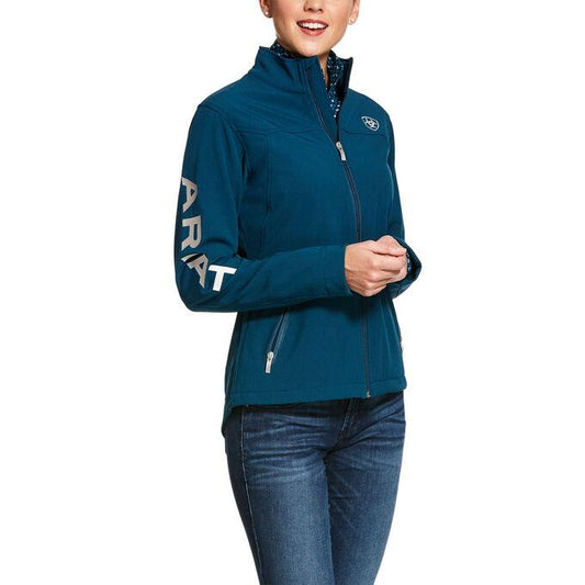Ariat- Womens New Team Soft-shell Jacket in Teal