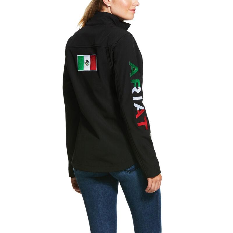 Ariat- Womens Mexico New Team Soft-shell Jacket in Black