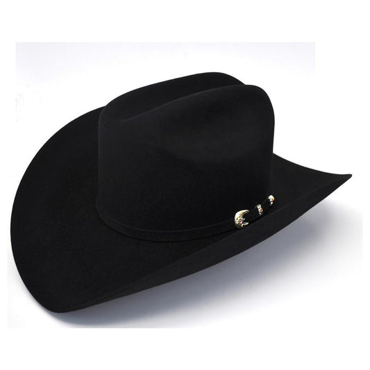 Larry Mahan El Real Felt Hat in Black