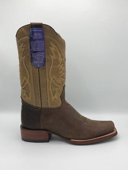 Alazan Square Toe Boot in Brown