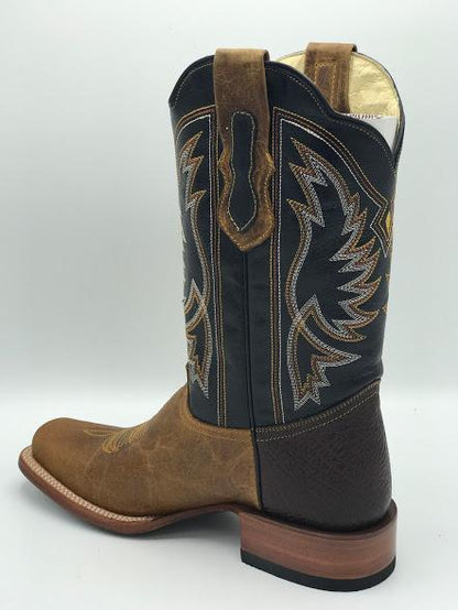 Arizona Square Toe Boot in Tan