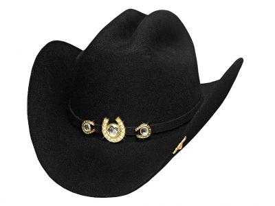 Montecarlo El Alzado 8X Felt Hat in Black