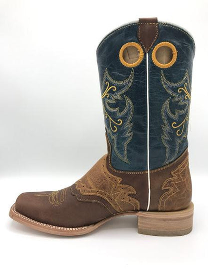 Aiedan Western Style Cowboy Boot Olefin Indoor Area Rug