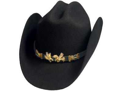 Montecarlo El Resbalon 6X Felt Hat in Black